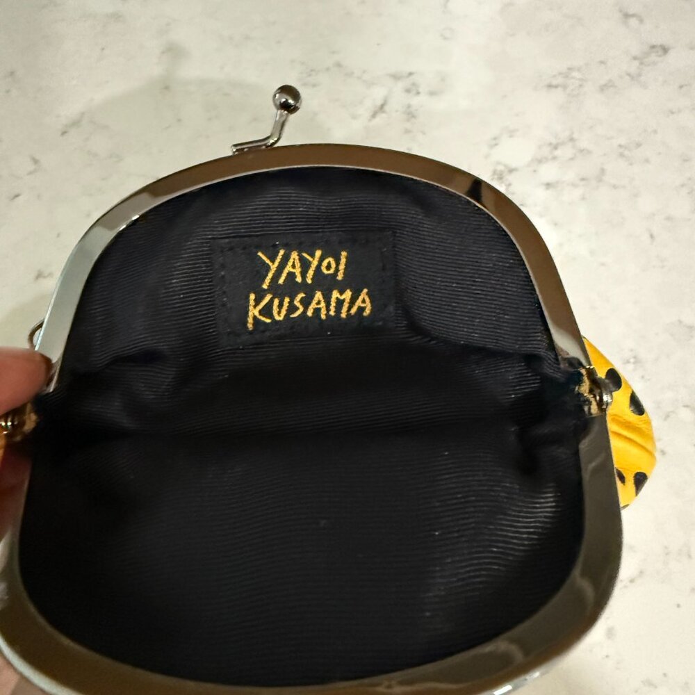 Yayoi Kusama Gamaguchi Pumpkin Purse - Picture 3 of 5